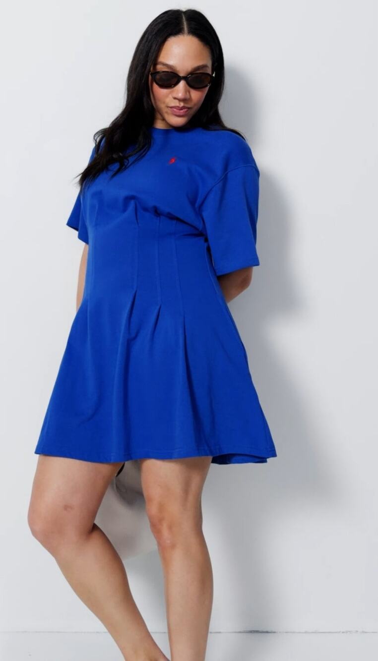 Polo Ralph Lauren Short Sleeve Mini Dress Women Size L